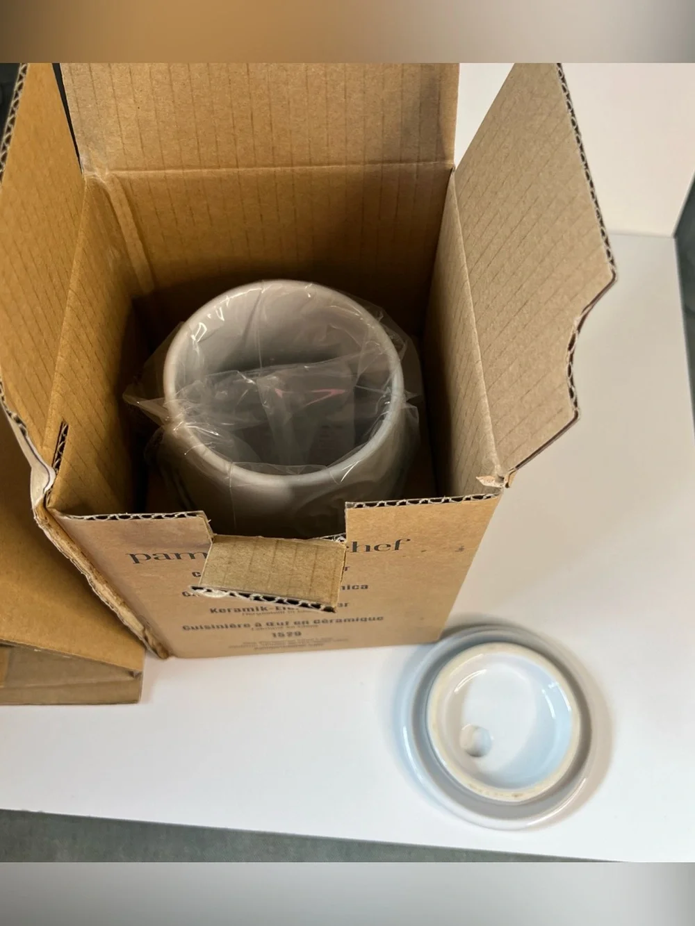 Pampered Chef Ceramic Egg Cooker #1529 Brand new in box